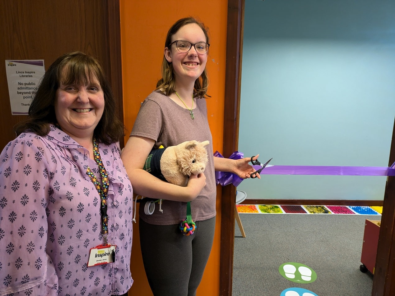 MultiSensory Room opens at Cleethorpes Library Lincs Inspire